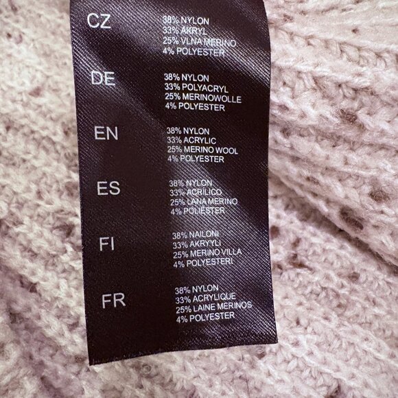 Kuhl Cream Speckled Merino Wool Blend Mock Neck Ribbed Sweater Ski Outdoor - Picture 9 of 12